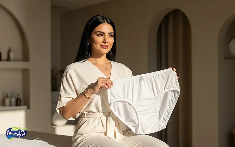 زن و رضایت از خرید شورت بهداشتی یکبار مصرف