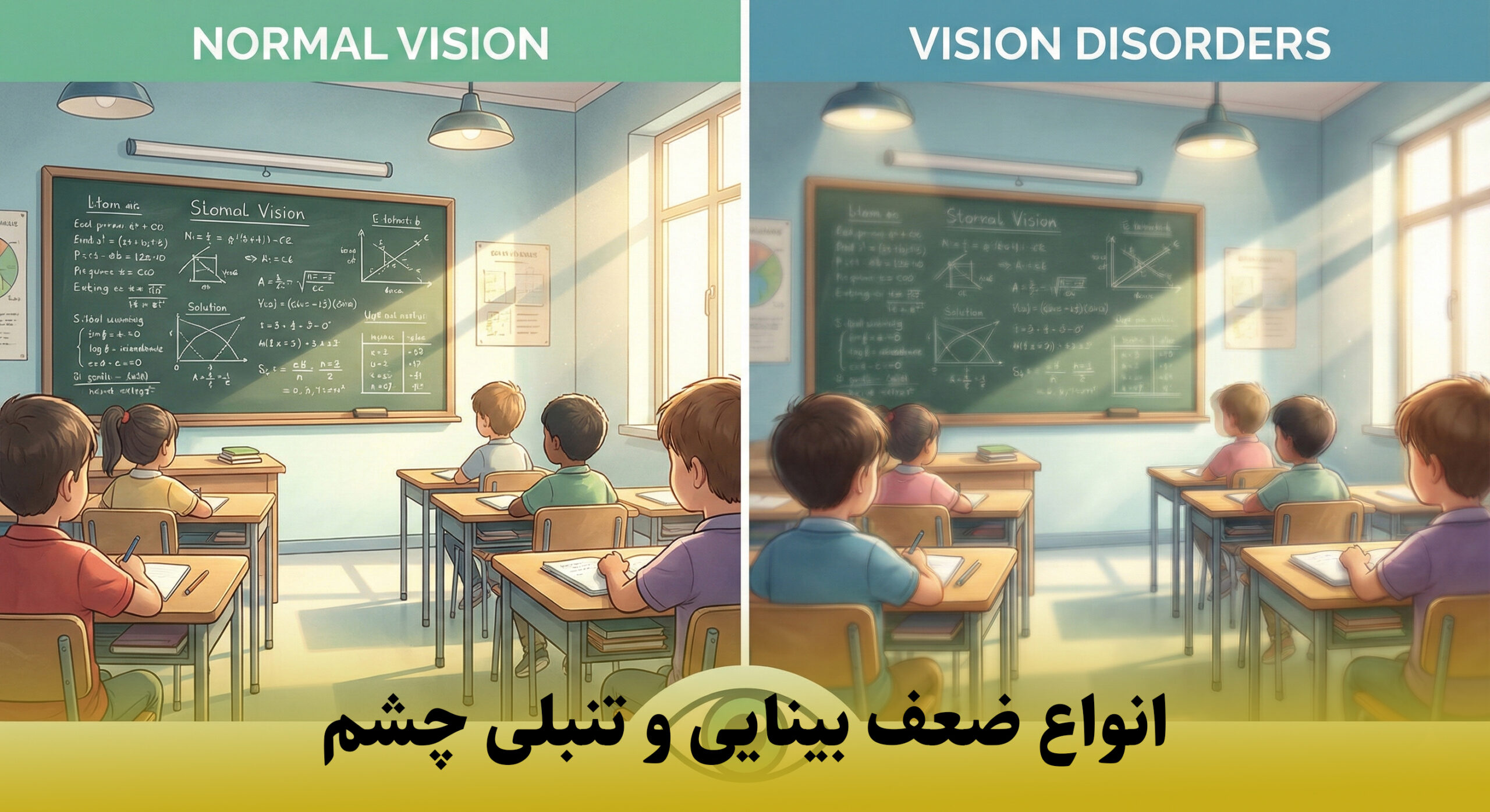 انواع ضعف بینایی: فراتر از نمره عینک